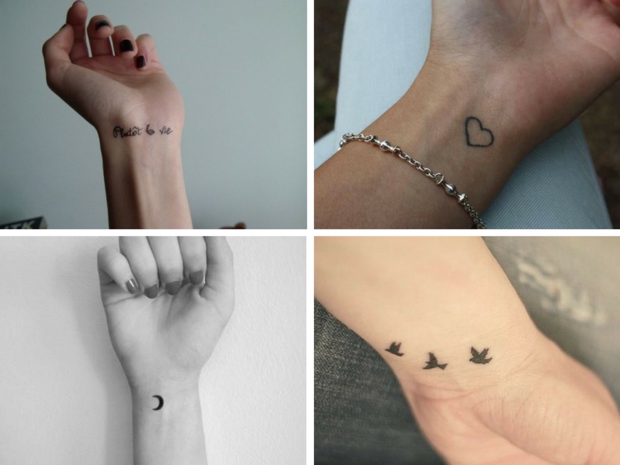 tatuaggi piccoli femminili polso
