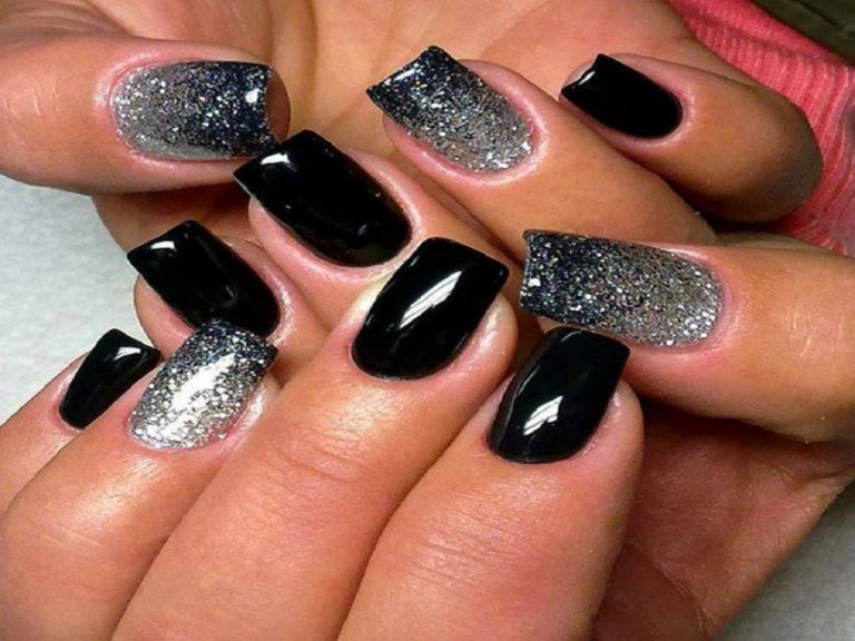 Nail art nera e rosa: 10 idee per unghie trendy e glamour - wide 11