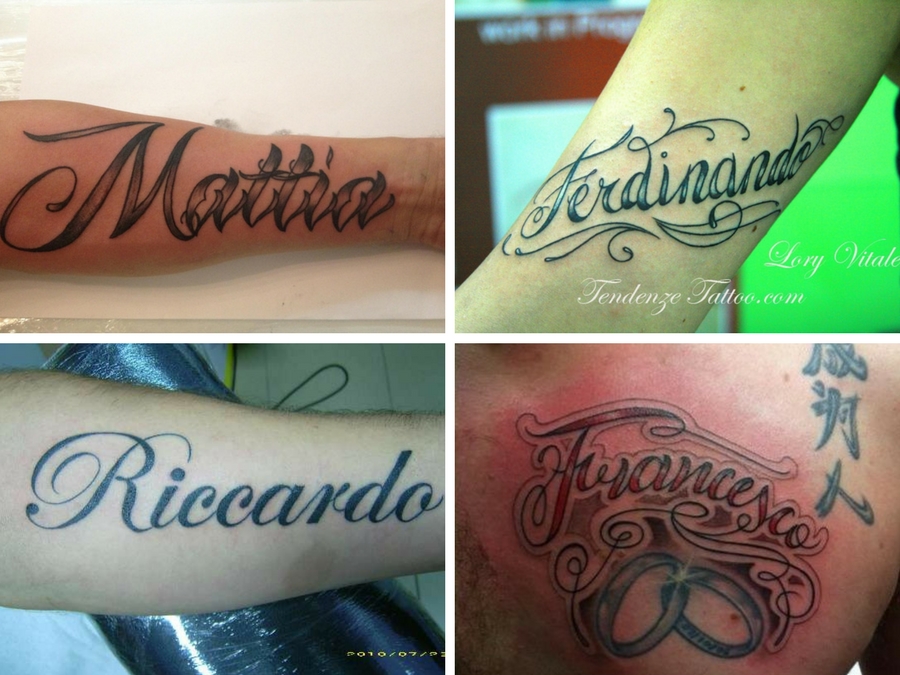 tatuaggi scritte nomi