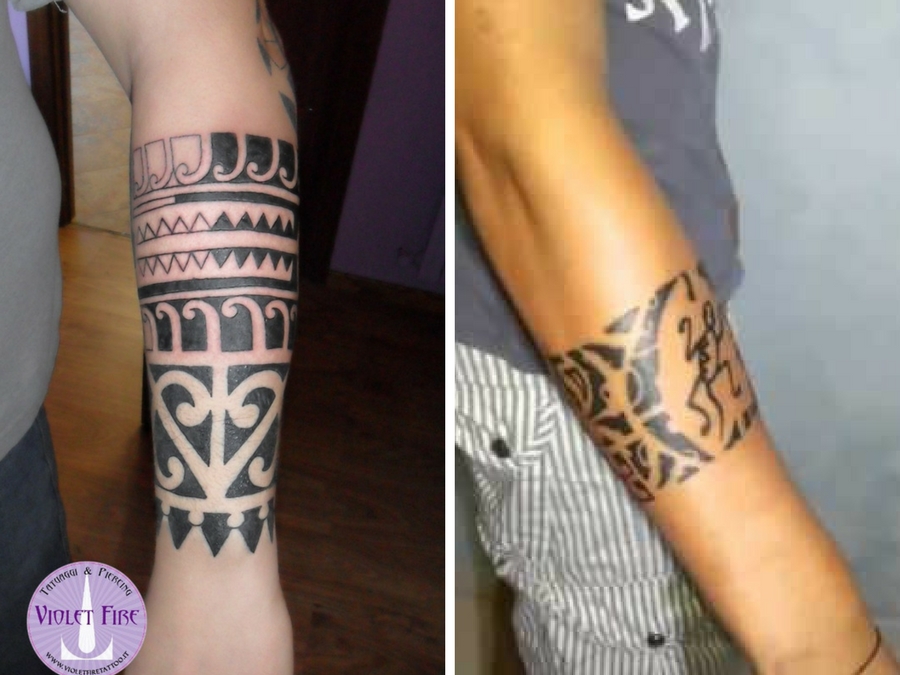 Tatuaggi maori avambraccio
