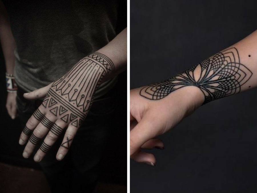 Tatuaggi maori braccio bracciale