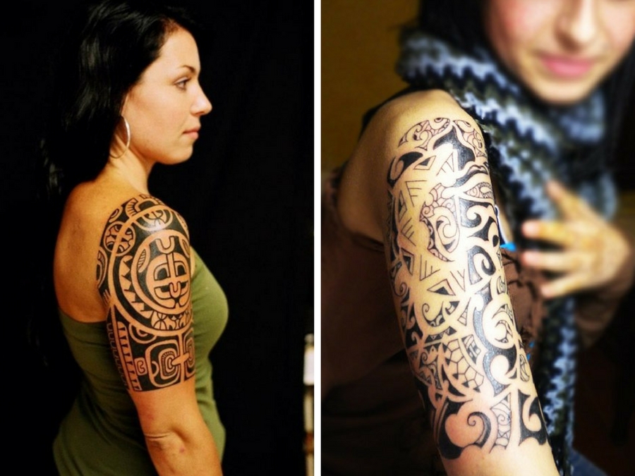 tatuaggi maori braccio